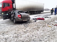 Массовая авария на Вольском тракте. Один погиб