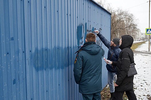 В Сеймском округе Курска закрасили более 100 нарконадписей