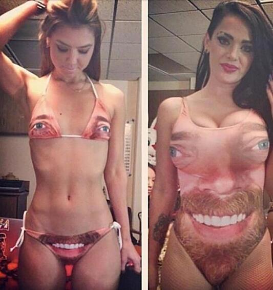 То ли проблемы с депиляцией, то ли со вкусом.