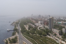 Центр Волгограда накрыла пыльная буря