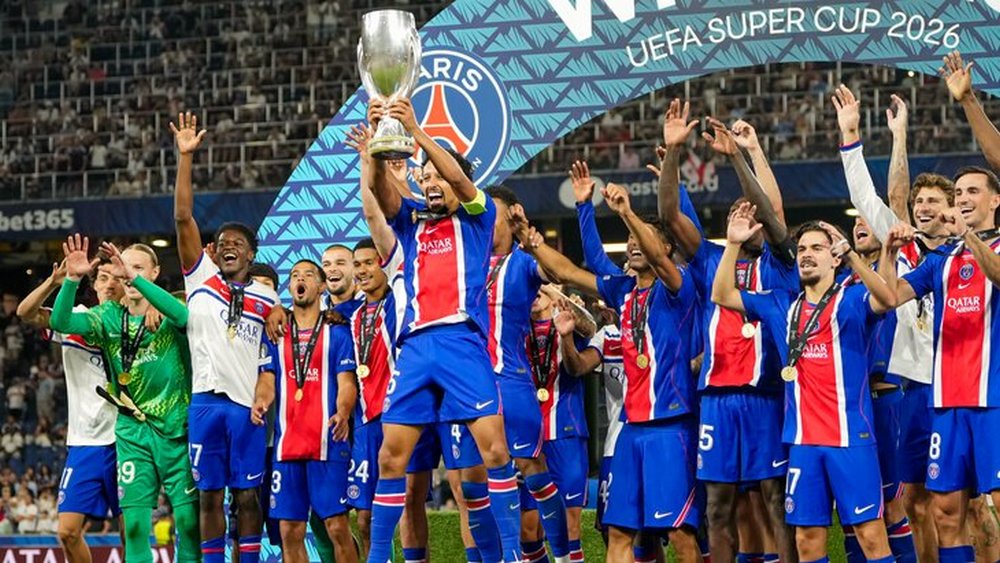 Французский «ПСЖ» выиграл Суперкубок УЕФА второй раз подряд