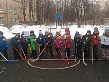 Турнир по хоккею показал активность дошколят