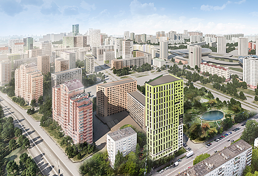 В Москве будут развивать территорию рядом с метро "Полежаевская"