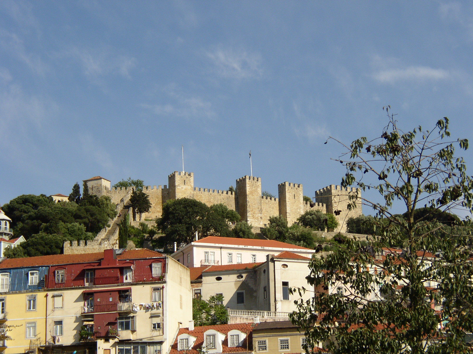 Замок Святого Георгия (Castelo de São Jorge), Лиссабон, Лиссабон, Португалия, Европа