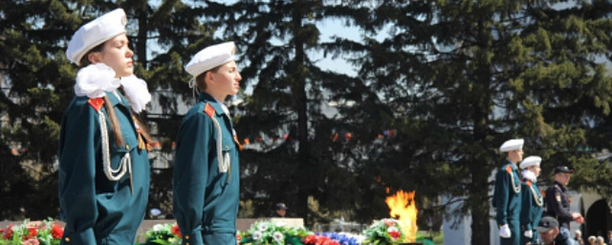 В Иркутске состоялся митинг, посвященный Дню Победы