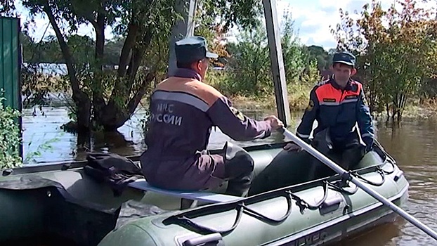 Спасатели ожидают снижения уровня воды в Хабаровском крае на 20 сантиметров
