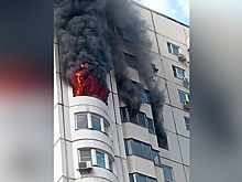 Пожар вспыхнул в многоэтажке в подмосковном Красногорске