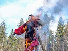 Москва онлайн покажет сожжение 16-метрового чучела Масленицы