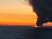 В КЖД рассказали о деталях пожара на Крымском мосту