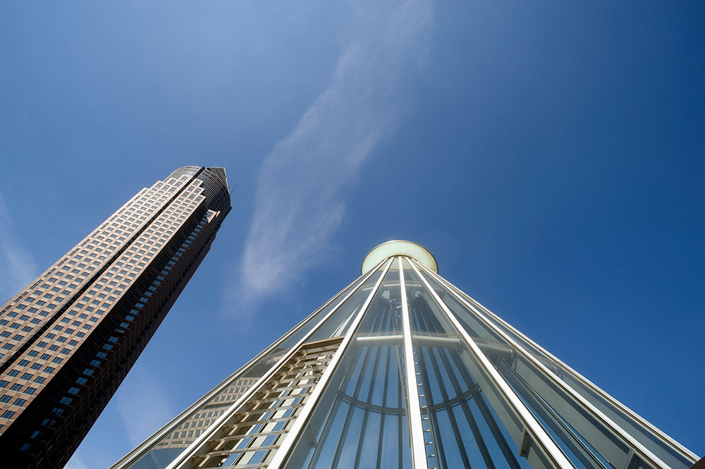 Небоскреб Messeturm, Франкфурт-на-Майне, Земля Гессен, Германия, Европа