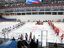 На Малой арене ЦСКА прошел матч звезд Московской студенческой хоккейной лиги