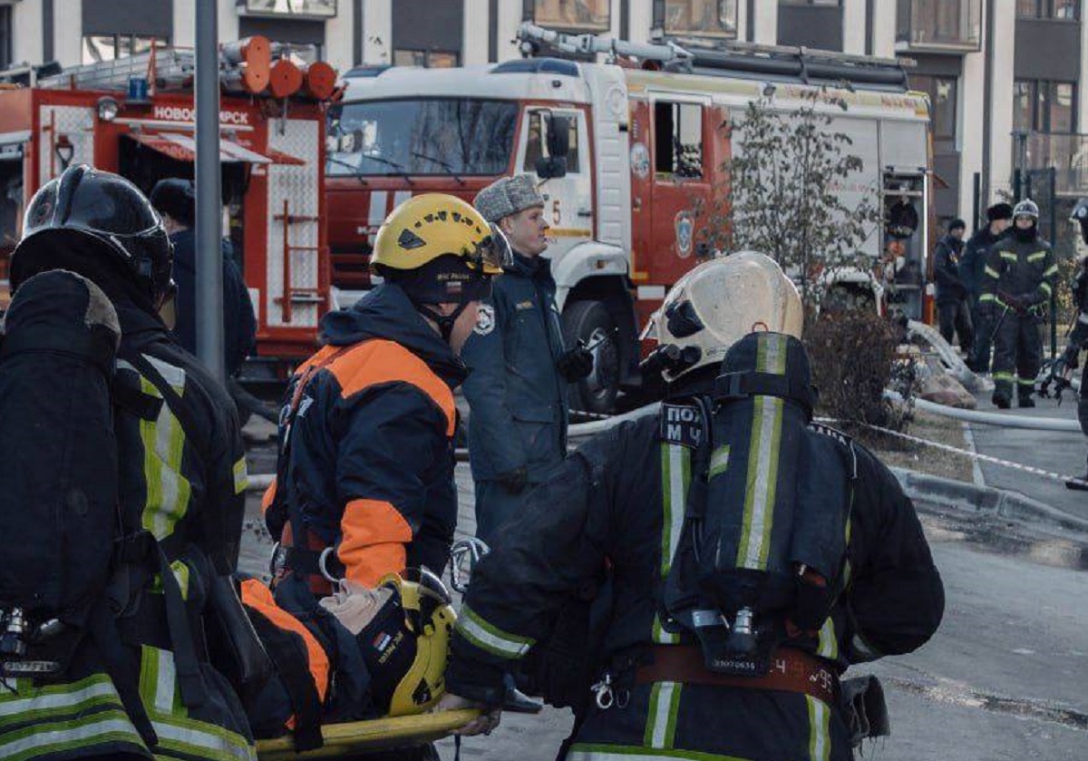 В Новосибирске 12 ноября горело здание с 47 организациями