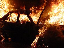 В Рязани мужчина угнал Audi и сжёг её в селе