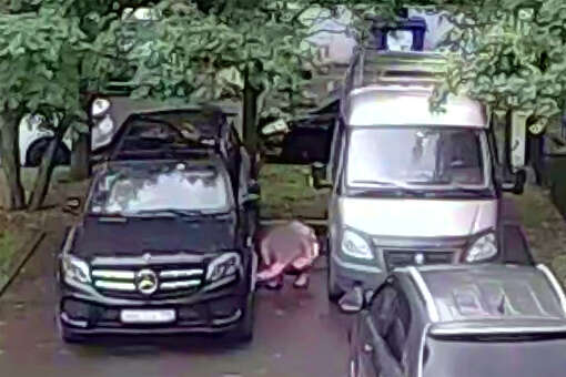 ФСБ показала кадры задержания заложившей бомбу под авто девушки в Петербурге