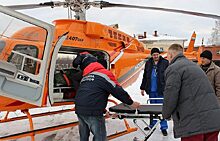 В кардиоцентр Нижнего Тагила вертолетом доставили пациента с инфарктом