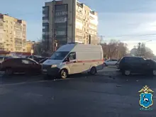 В Самаре 12 января столкнулись две легковушки