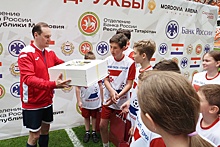 Глава Мордовии сыграл в футбол с детьми бойцов СВО
