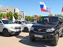 Пензенцы устроили праздничный автопробег в канун 9 Мая
