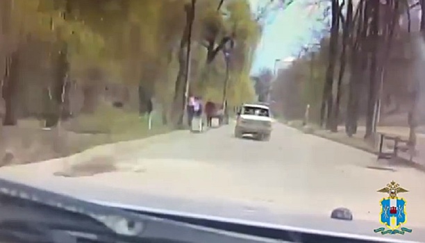 Едва не сбил прохожих: в Таганроге нарушитель на легковушке убегал от полиции через парк