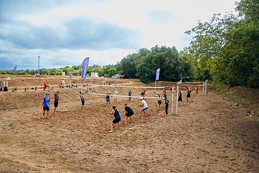 Соревнования по пляжному волейболу проходят в Мучкапском округе
