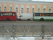 За утро в Рязани произошло два ДТП с участием маршруток