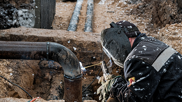 1,3 км трубопроводов заменило «Теплоэнерго» в январе