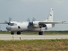 Ан-26 впервые приземлился на шоссе в России