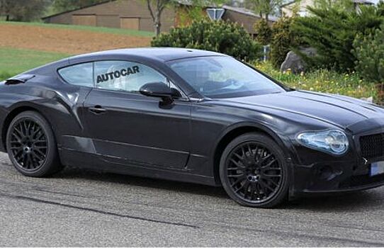 На тестах замечен Bentley Continental GT