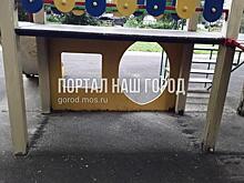 Детская площадка на Саратовской снова стала комфортной для игр