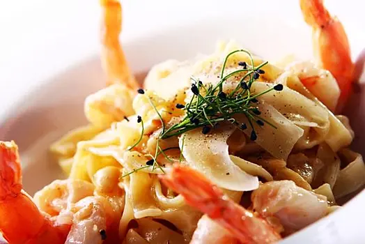 Вкуснейшая паста с креветками и сыром: рецепт от Виктории Синициной