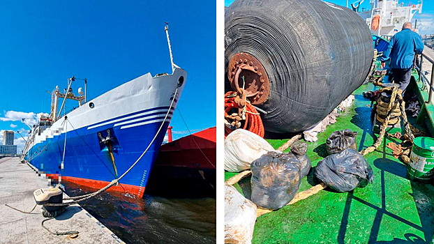 В Петербурге произошел разлив мазута