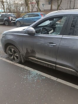 «Ночной погром»: в Москве разбили стекла у 10 машин на парковке