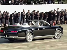 Посмотрите на кортеж императора Японии и его роскошный кабриолет Toyota
