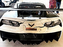 Chevrolet Corvette ZR1 расплавился от скорости