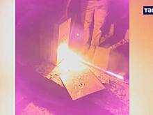 Российский антидроновый «Посох» прожег стальную плиту