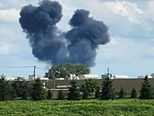 На авиашоу «Гром над Мичиганом» в США разбился истребитель МиГ-23 — Видео