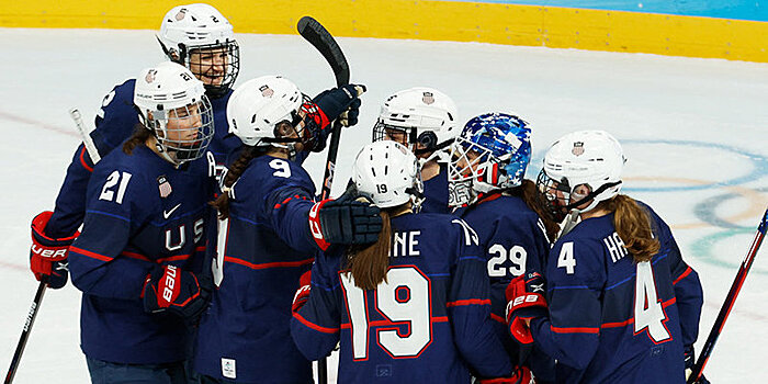 Женская сборная США по хоккею прошла в полуфинал Олимпиады