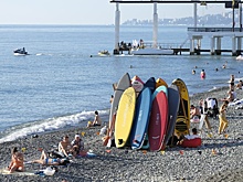 В Сочи все морские пляжи открылись после вчерашней угрозы атаки БПЛА