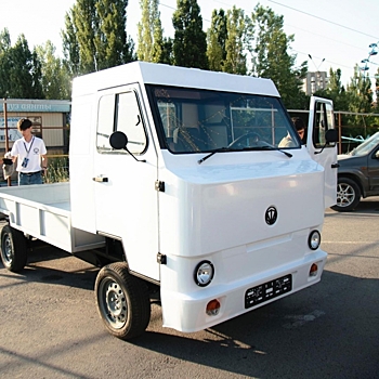 В Киргизии представили грузовик Kami Nimble с электромотором