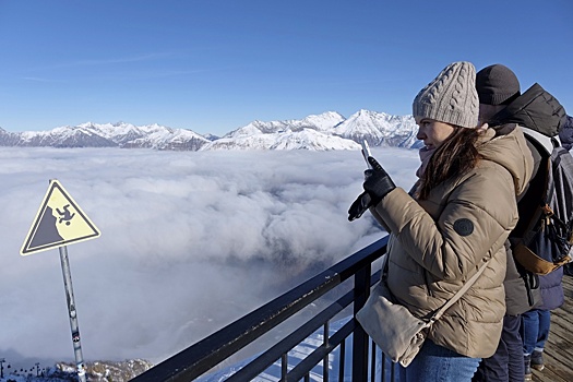 В горах Сочи синоптики спрогнозировали опасный снегопад