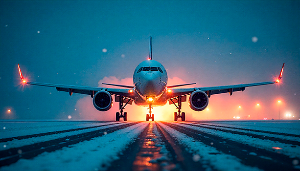 Из-за снега в аэропортах столицы образовались задержки до 16 часов