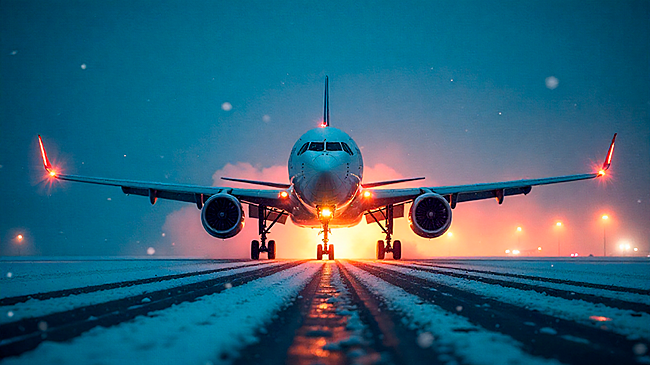 Из-за снега в аэропортах столицы образовались задержки до 16 часов