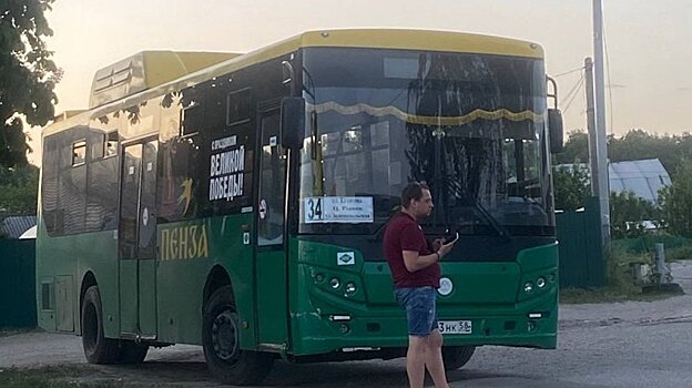 По маршруту № 34 начал ездить автобус большой вместимости