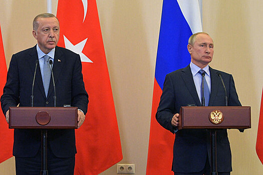 В Кремле назвали тему переговоров Путина и Эрдогана