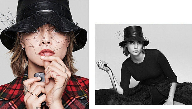 Из актрис — обратно в модели: Кара Делевинь стала лицом помады Dior Addict Stellar Shine
