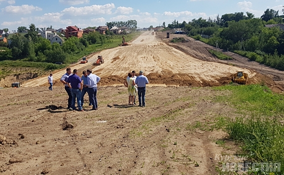 В Курске продолжается стройка проспекта Плевицкой