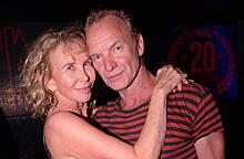 Спустя 25 лет брака: Стинг с женой показали страсть в ночном клубе