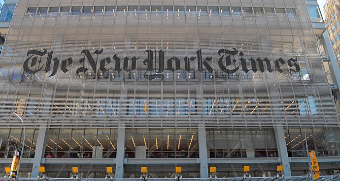На Украине обвинили газету New York Times в российской пропаганде