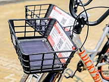 В Петербурге появился «Призрачный велосипед» в память о жертве ДТП с грузовиком