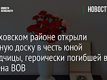 В Волховском районе открыли памятную доску в честь юной разведчицы, героически погибшей во времена ВОВ